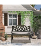 Mondawe Outdoor Aluminum Bench