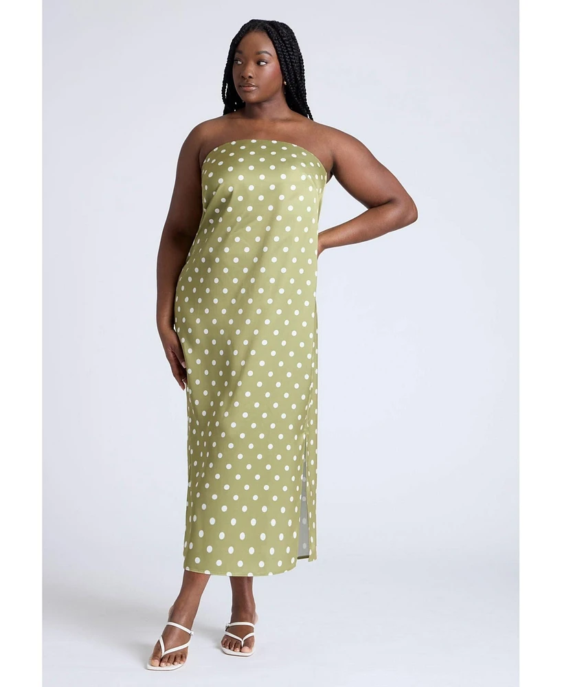 Eloquii Plus Satin Column Dress