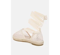 Sonara Mesh Flat Espadrille Sandals