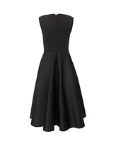 Quiz Women's Scuba Foam High Neck Midi Dress