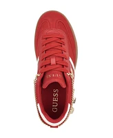 Guess Women's Naoko Charm Lace-Up Court Sneakers