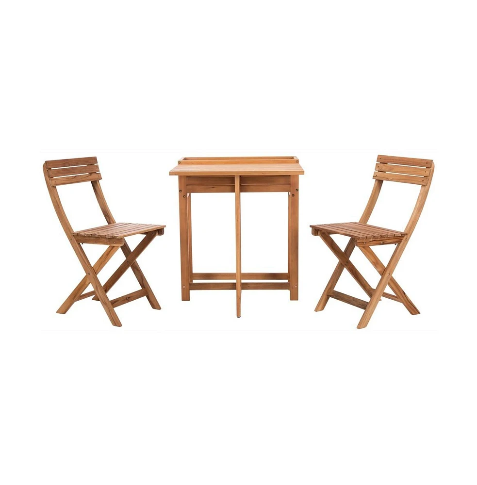 Walten Flower Shelf Outdoor Bistro Set