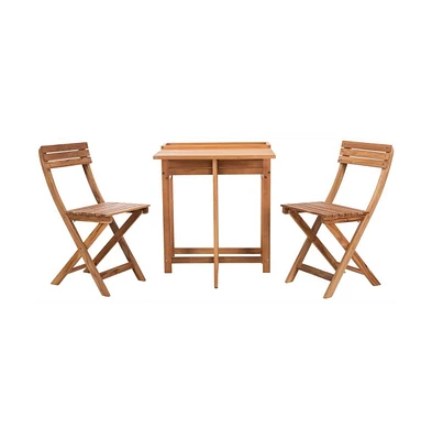 Walten Flower Shelf Outdoor Bistro Set