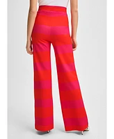 Isaac Mizrahi Women's Wide Leg Ponte Pant
