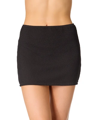 Salt + Cove Juniors' Ribbed Pull-On Cover-Up Skirt