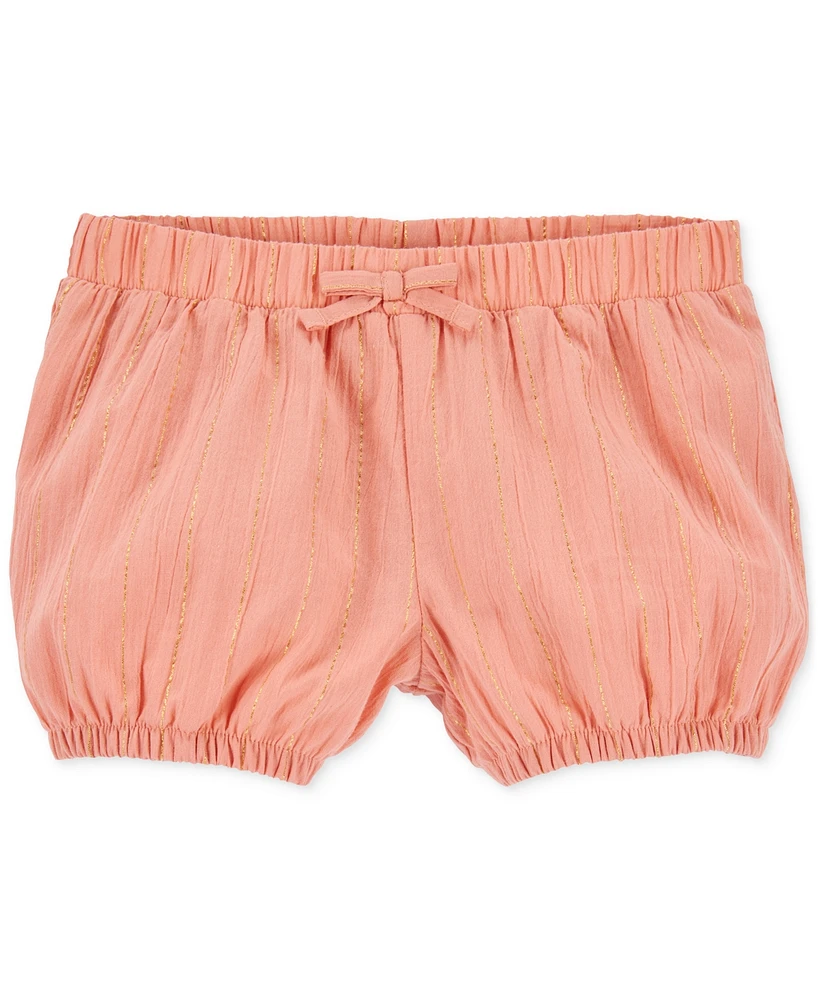 Carter's Toddler Girls Pull-On Striped Woven Shorts