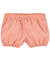 Carter's Toddler Girls Pull-On Striped Woven Shorts