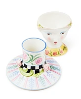 Mackenzie-Childs Rosy Meadow Lady Rose Lidded Vase