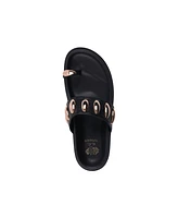 Gc Shoes Women's Sonya Toe Ring Footbed Flat Sandals