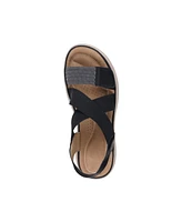 Gc Shoes Women's Ariel Elastic Comfort Flat Sandals