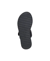 Gc Shoes Women's Lorena Woven Double Band Slide Platform Sandals