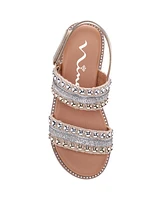 Nina Little Girls Suissa Flat Sandals