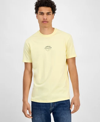 A|X Armani Exchange Men's Short Sleeve Logo Graphic Crewneck T-Shirt