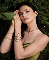 Ettika Serpentina Cubic Zirconia Cuff Bracelet