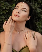 Ettika Marquise Crystal Cuff Bracelet