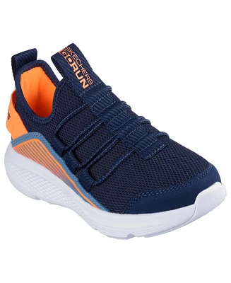 Skechers Little Boys' Go Run Elevate Slip-On Stretch Lace Athletic Sneakers from Finish Line