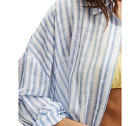Cotton On Women's The Essential Beach Shirt Swim Cover-Up