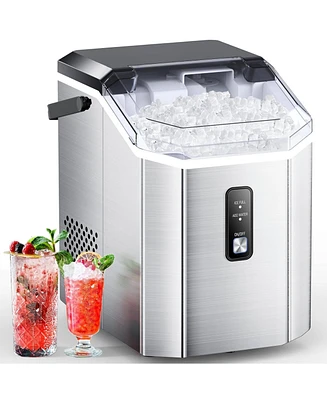 Cowsar Nugget Ice Maker Countertop, 34LBS/Day, Portable Crushed Ice Makers for Home