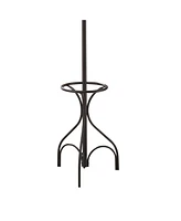Sturdy Metal Coat and Hat Rack with Integrated Umbrella Storage
