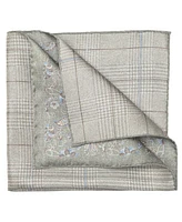 Elizabetta Men's Enzo - Double Sided Silk Pocket Square for Men