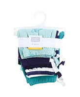 Hudson Baby Boys Shorts Bottoms 4-Pack, Sea Turtle, 9-12 Months