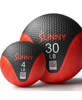 Sunny Health & Fitness Medicine Ball 15LBS, Non-slip Grip