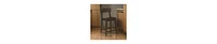 Curved Back Counter Stool – Rubberwood Chair for Kitchen & Bar