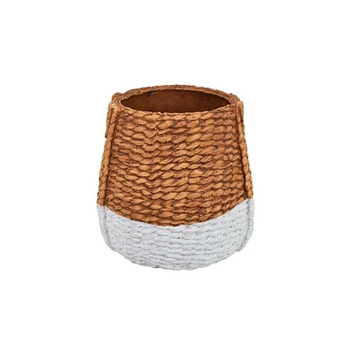 Rope Woven Design Planter for Stylish Indoor & Outdoor Decor