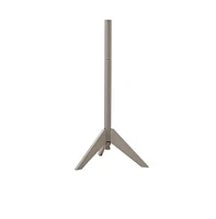 Free-Standing Coat Rack with Six Hooks and Tripod Base for Stylish and Practical Storage