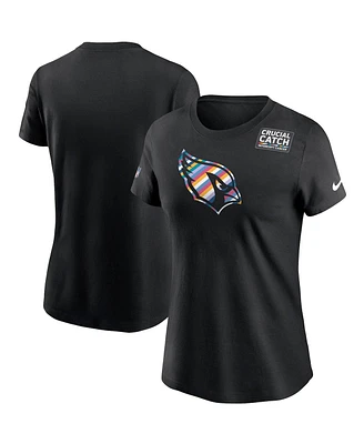 Nike Women's Black Arizona Cardinals Multicolor Crucial Catch T-Shirt