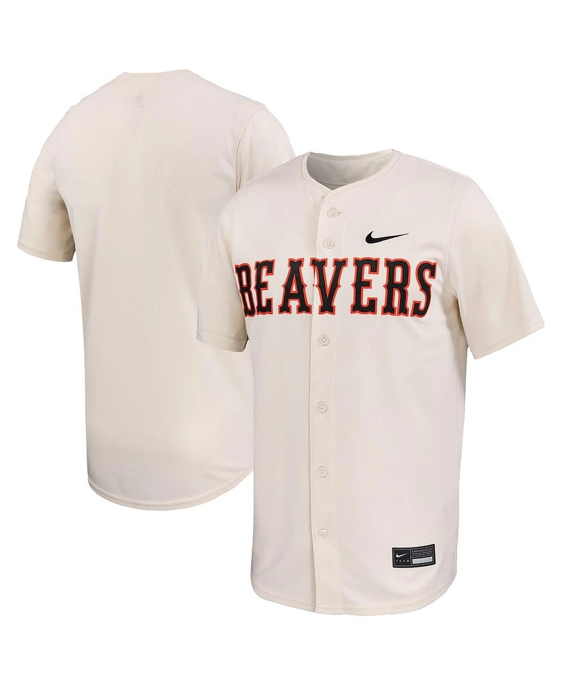 Nike Men's Natural Oregon State Beavers Limited Baseball Jersey