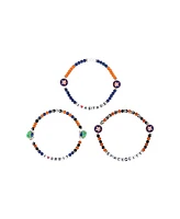Foco Houston Astros Friendship Bracelet, Set of 3