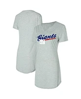 Concepts Sport Women's Gray New York Giants Petition Knit Nightshirt