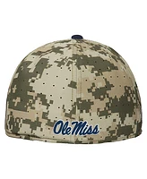 Nike Men's Digital Camo Ole Miss Rebels On-Field Baseball Performance Fitted Hat