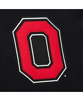 Mitchell & Ness Men's Black Ohio State Buckeyes Lightweight Thermal Pullover Hoodie