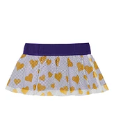 Outerstuff Girls Baby Boys and 2-Piece Lsu Tigers Love My Team Bodysuit Skirt Set