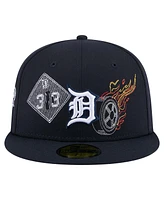 New Era Men's Navy Detroit Tigers State Stitch 59Fifty Fitted Hat