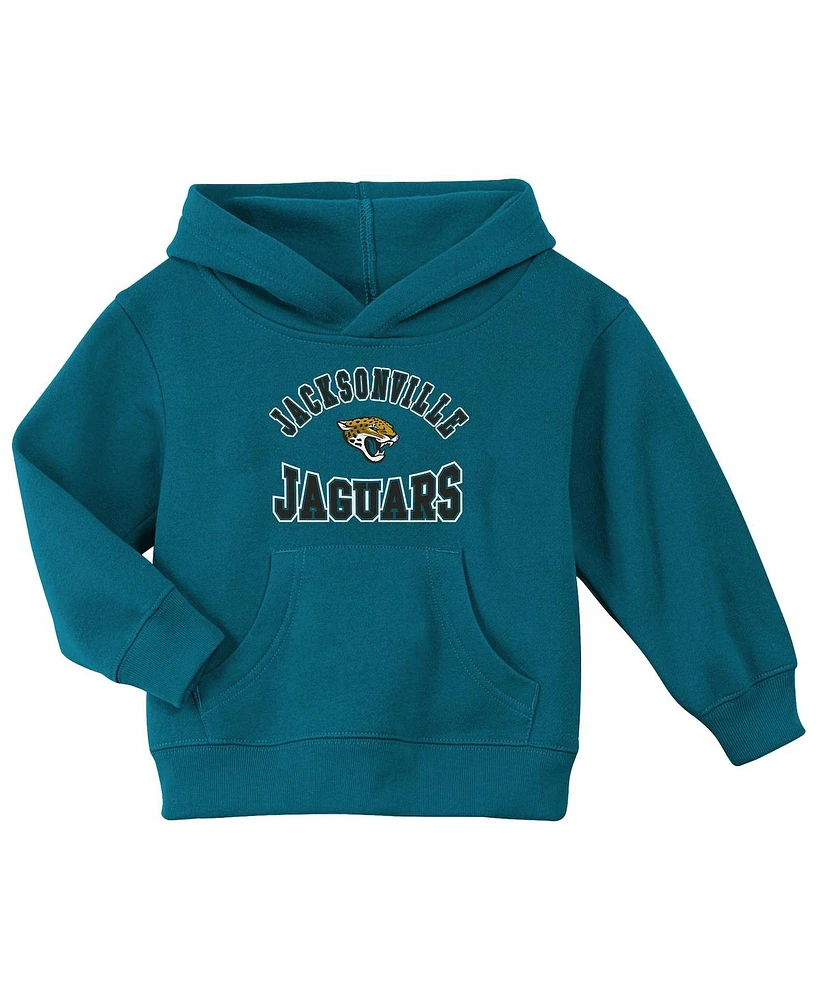 Outerstuff Toddler Teal Jacksonville Jaguars Home Town Pullover Fleece Hoodie