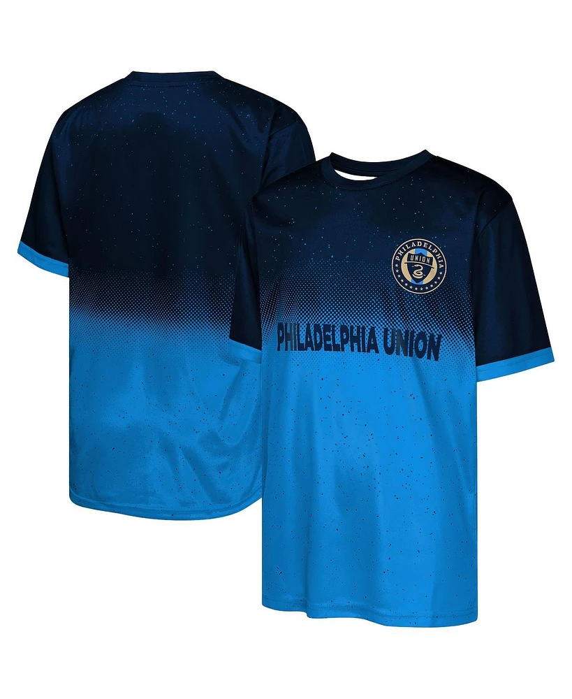 Outerstuff Big Boys and Girls Navy Philadelphia Union Stalwart Defender T-Shirt