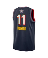 Nike Men's and Women's Jalen Brunson Navy 2025 Nba All-Star Game Swingman Player Jersey