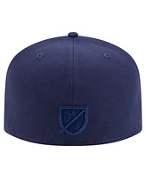 New Era Men's Navy St. Louis City Sc Color Pack A-Frame 59FIFTY Fitted Hat