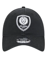 New Era Men's Black Orlando City Sc 2025 Kickoff 9TWENTY Adjustable Hat