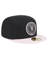 New Era Men's Black Inter Miami Cf 2025 Kickoff 59FIFTY Fitted Hat