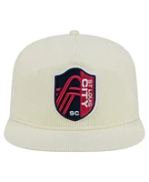 New Era Men's Cream St. Louis City Sc 2025 Kickoff Snapback Golfer Hat