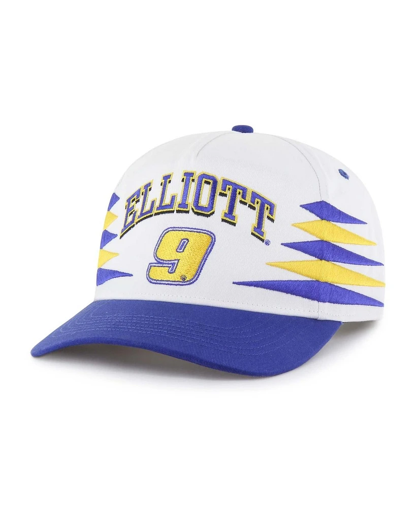 '47 Brand Men's White Chase Elliott Diamond Cut Hitch Adjustable Hat