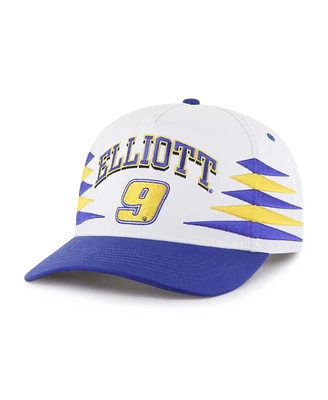 '47 Brand Men's White Chase Elliott Diamond Cut Hitch Adjustable Hat