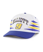 '47 Brand Men's White Chase Elliott Diamond Cut Hitch Adjustable Hat