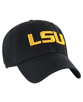 '47 Brand Men's Black Lsu Tigers Clean Up Adjustable Hat