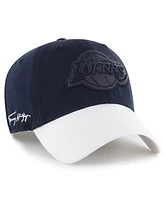 '47 Brand Men's x Tommy Hilfiger Navy/White Los Angeles Lakers Courtside Cleanup Adjustable Hat
