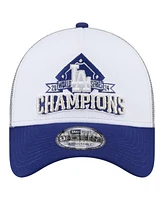 New Era Men's White Los Angeles Dodgers 2024 World Series Champions 9Forty Adjustable Hat